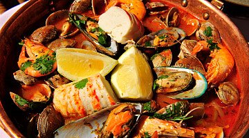 Mittagessen in Portugal