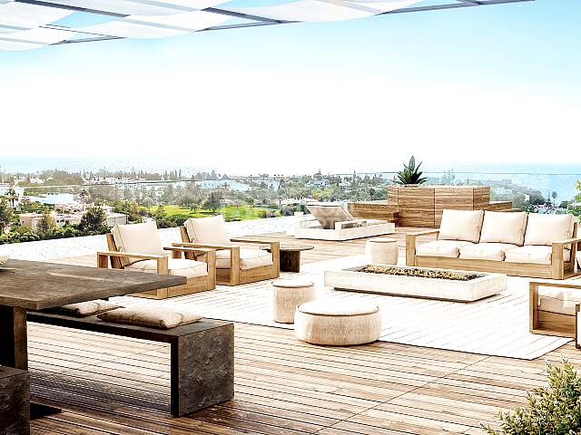 卓越的新顶层公寓，带屋顶泳池和全景海景