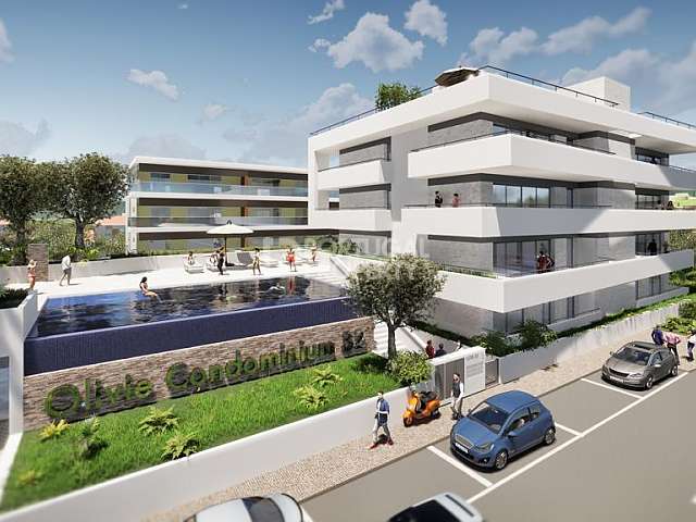 Brandneue luxuriöse 3-Bett-Apartments mit Pool 5 Minuten vom Strand von Alvor entfernt