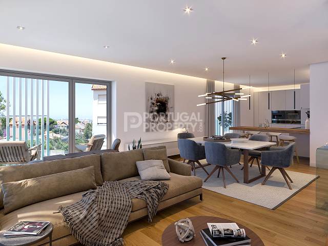 全新四卧室公寓，São João do Estoril，毗邻海滩