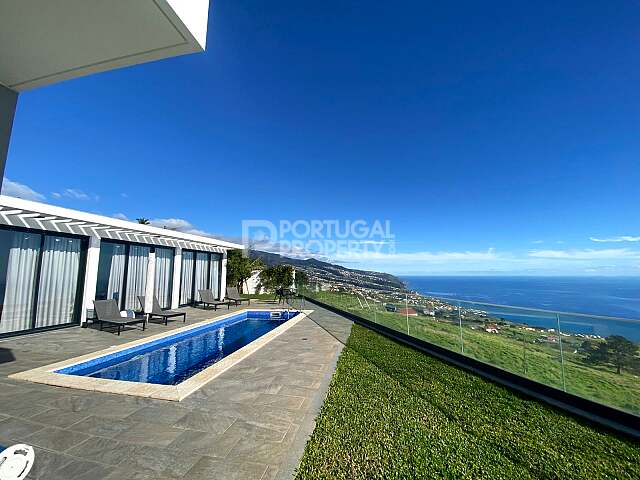 Lussuosa villa a un piano con vista mozzafiato - Prazeres, Calheta