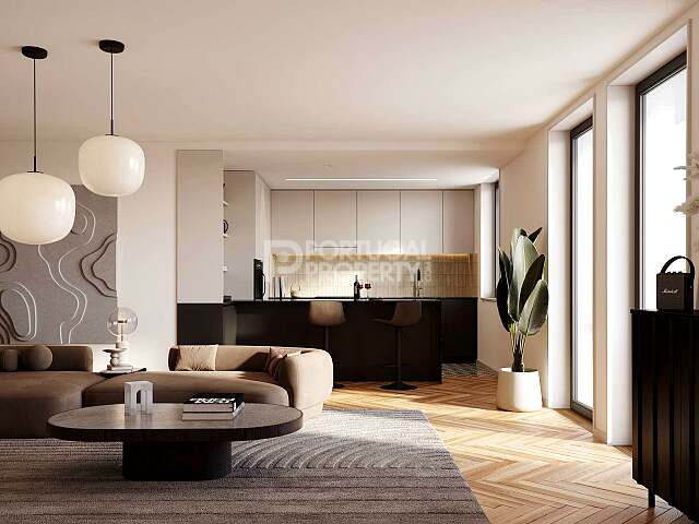Stylish Two-Bedroom Apartments With Balcony, Parking And Elevator In Central Porto