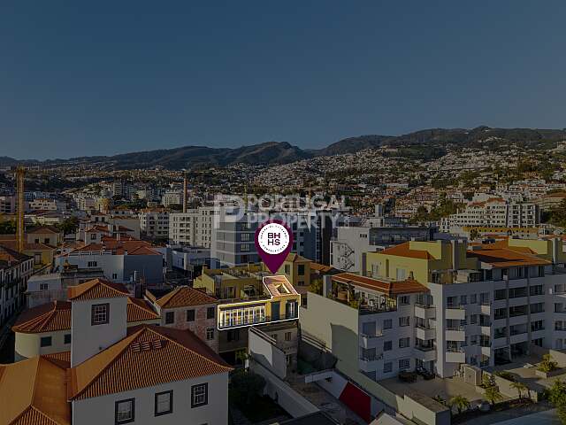 丰沙尔宽敞明亮的三居室双拼公寓