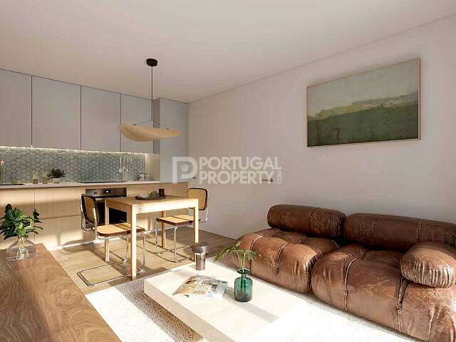 Современная двухкомнатная квартира с балконом и парковкой