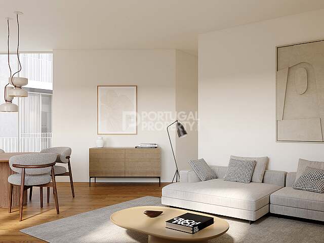 Элегантная однокомнатная квартира в отреставрированном здании Порту