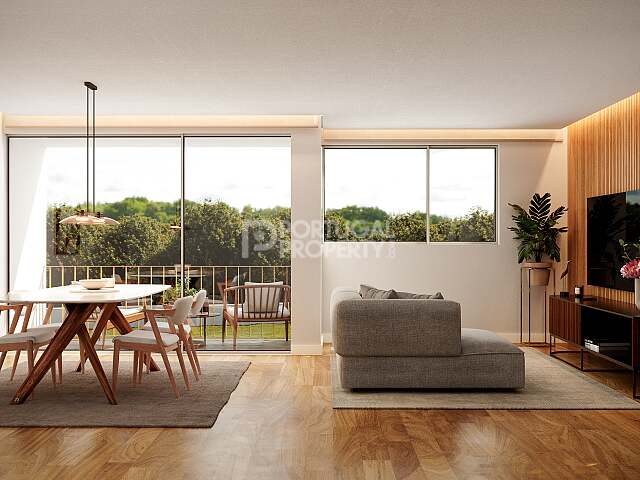 现代两居室公寓，配备私人设施