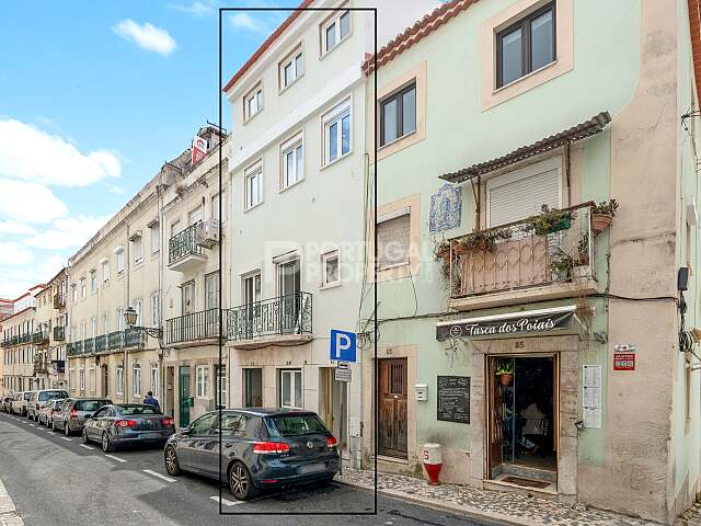 Zentral-Lissabon-Gebäude