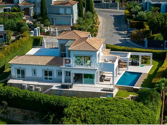 Frontline Golf Villa with Panoramic Sea Views in Vale do Lobo